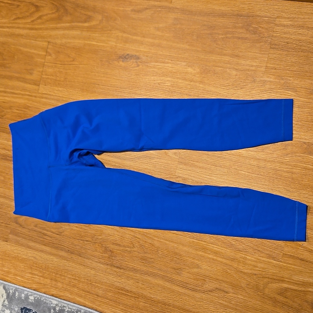 Vibrant Blue High-Waisted Leggings Lululemon Align Size 4 25"